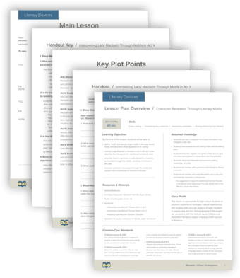 Example of Owl Eyes lesson plans
